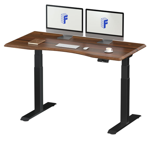 FLEXISPOT  電動式昇降デスク E7セット カーブ型天板140×70